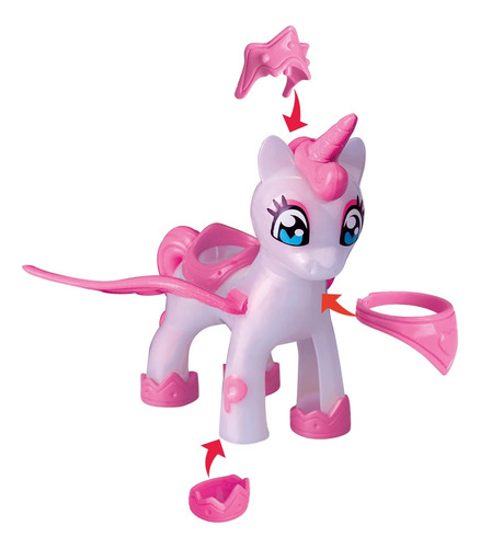Figura Pinypon Muñeca Con Unicornio Volador Original