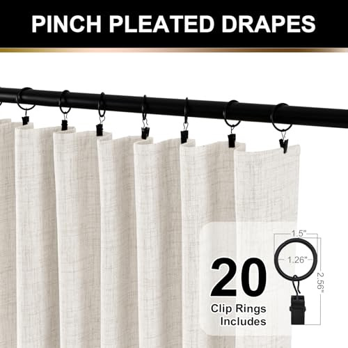 Cortinas Opacas 100% Blackout Para Dormitorio, Juego 2 Panel