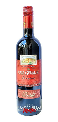 Vinho Fino Bordô Suave Casa Geraldo 1 Unidade