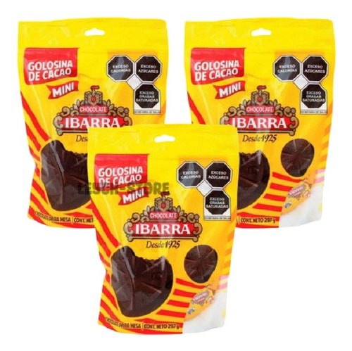 3 Chocolate De Mesa Ibarra 25 Minitablillas 1 Bolsa De 297g