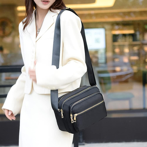 Bolsos Cruzados Pequeños De Nailon Para Mujer, Bolso Y De En