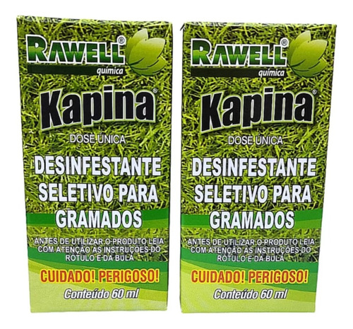 Kit 2 Kapina Rawell Limpeza Tiririca Gramado Jardim