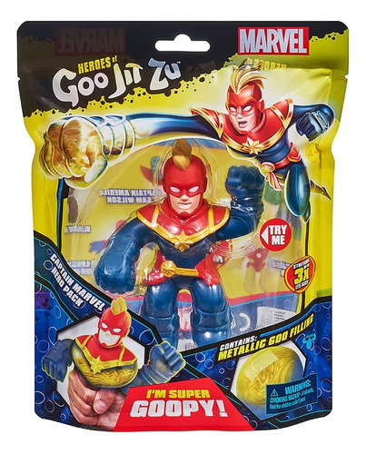 Goo Jit Zu Marvel Capitana Marvel Bandai Hero Pack Marvels