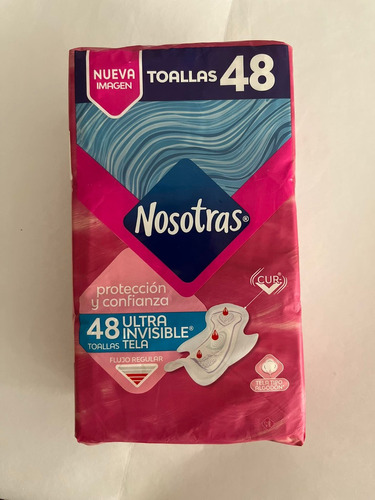 48 Toallas Higienicas Nosotras