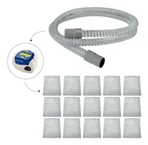 Comprar Traqueia Tubo Mangueira + Kit 15 Filtros Cpap S8 u002F S7 Resmed