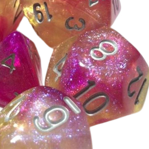 3 Juego De Dados Poliédricos Juego De Dados 7 Die Rpg D4 D6