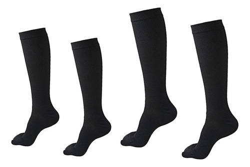 2 Pares Calcetines Hasta La De Compresión Para Mujer Para