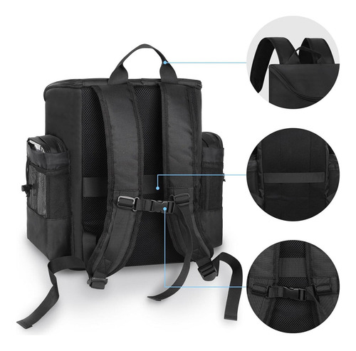 Estuche De Peluquero Con Bolsillos Bolsa De Herramientas De