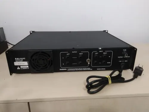 Amplificador Potencia Unic Zx 300 - Funcionamento Ok! | MercadoLivre