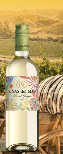 Vinho Chileno Viñas Del Mar Pinot Grigio / Cx 6 Un.