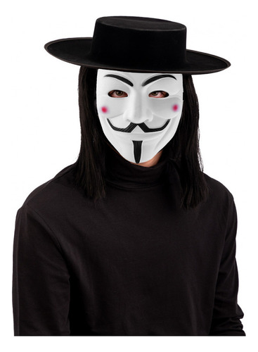 10 Mascaras V Venganza Vendetta Disfraz Halloween Anonymous