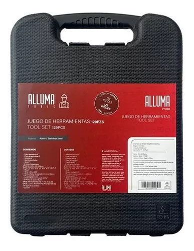 Juego De Herramientas 123 Piezas Kit Alluma Tools 445b