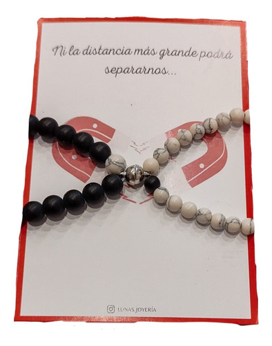 Pulseras Imán Para Parejas Imantadas De La Distancia Regalo