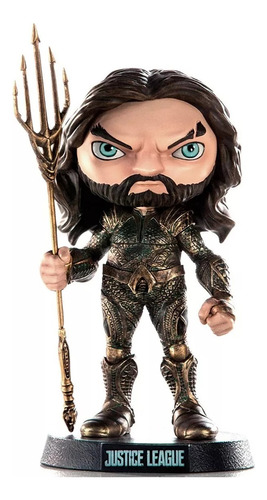 Figura  Aquaman Liga De La Justicia Minico Iron Studios