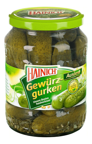 Pepino Em Conserva Extra Hainich 670g