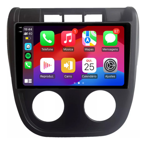 Multimidia Vw Spacefox 03/09 9p Android Carplay 4/64gb + Ré
