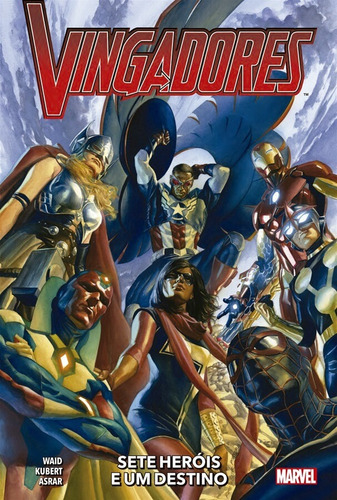 Vingadores Vol.01: Sete Heróis e Um Destino: Nova Marvel Deluxe, de Waid, Mark. Editora Panini Brasil LTDA, capa dura em português, 2022