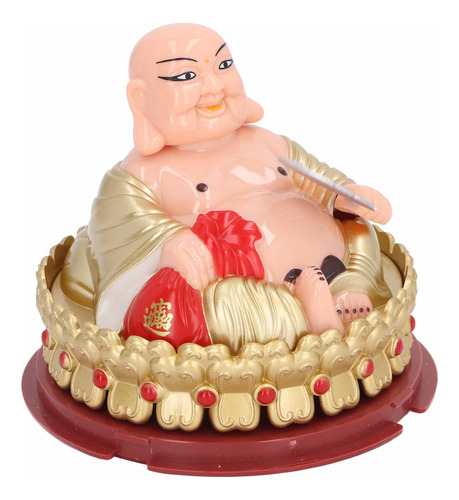 Divertida Estatuilla Lucky Con Adorno De Buda De Maitreya