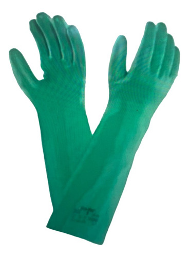 Guantes De Nitrilo Ansell Solvex 18  22 Mil  Ref 37185