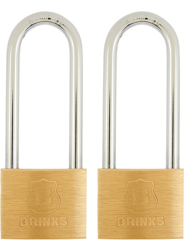 Brinks - 40mm Solid Brass Keyed Padlock With 2.5 Shackle...