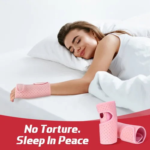 Zomiboo 2 Muequeras De Tnel Carpiano Para Dormir Nocturno, E