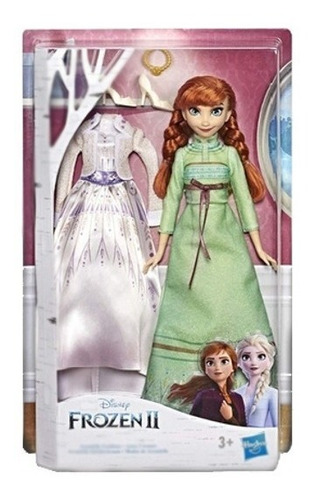 Muñeca Frozen Hasbro E5500 Elsa Anna Fashion Princesa Edu