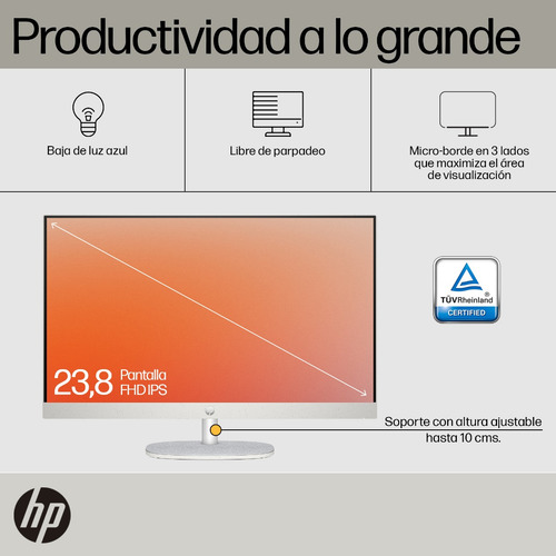 All-in-one Hp 24-cr0019la Amd Ryzen 3 Blanco