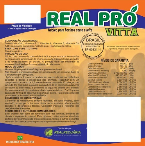Vitamina Ade Para Bovinos De Corte E Leite 10 Kg