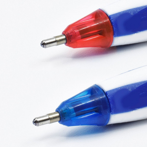 6 Plumas Doble Punta Azor Pin Point Duo Pen De Colores