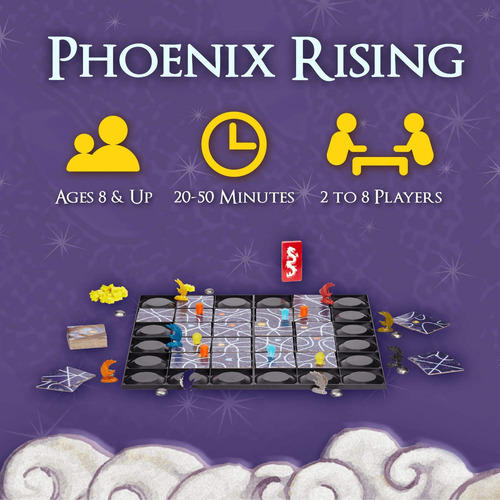Tsuro Phoenix Rising - Juego De Mesa Familiar Para 2-8 Juga
