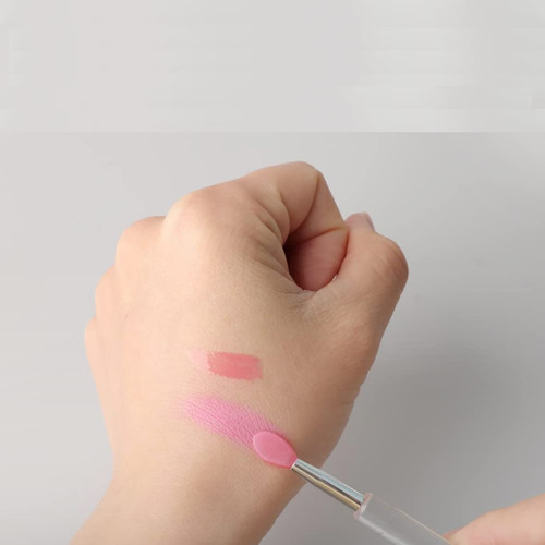 Brochas De Silicona Para Labios Luzen Professional Con Tapa,