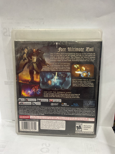 Diablo Reapers Of Soul Ps3 (Reacondicionado)