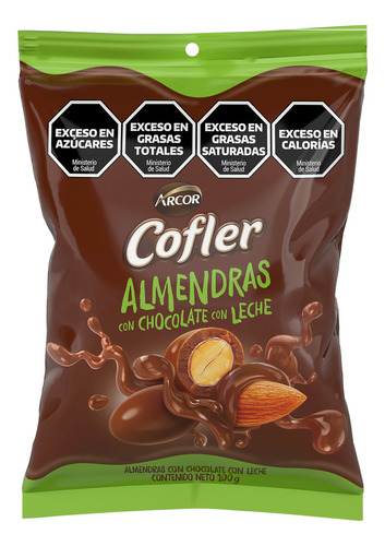 Almendras Con Chocolate Con Leche Cofler