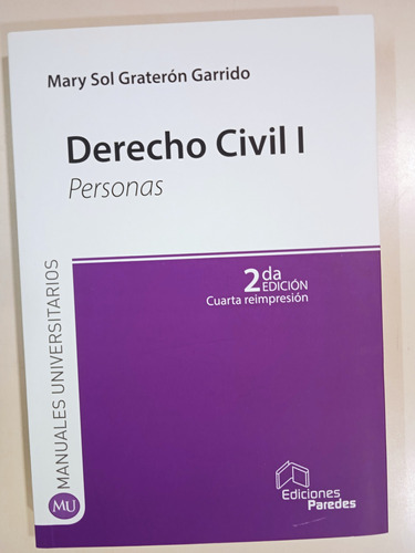 Derecho Civil I. Personas. Marysol Grateron