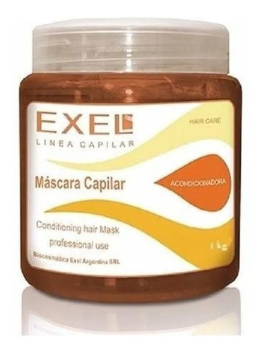 Mascara Capilar Exel Pelo Anti Frizz Con Keratina 1 Kg 