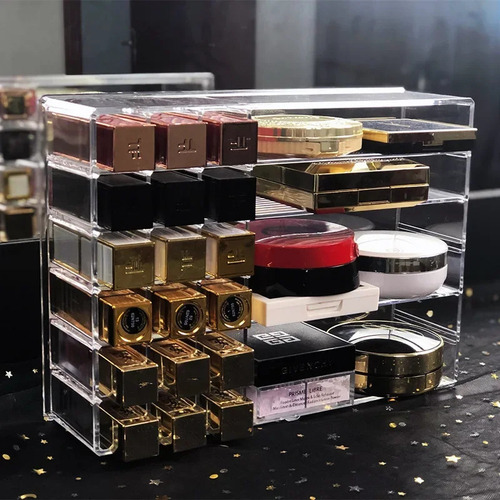 Cz Caja Organizadora Plástico Transparente Para Maquillaje Y