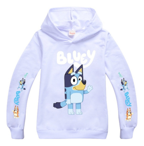 Bluey Familia Y Amigos Sudadera Con Gorro Para Niños