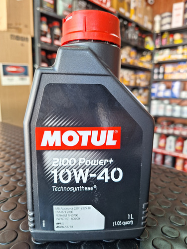 Aceite Motul 2100 Power 10w40 Semi-sintético 