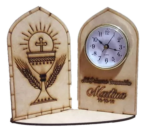 12 Souvenirs Comunión Bautismo Reloj Personalizado Confirmac