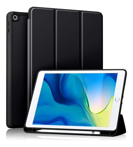 Funda Case Para iPad 10.2 Premium Con Porta Pencil - Colores