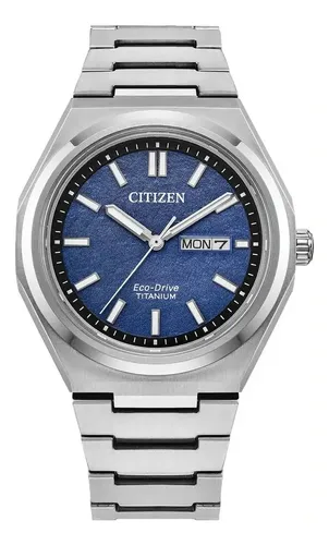 Relógio Citizen Masculino 39mm Zenshin Titanium Aw0130-85l