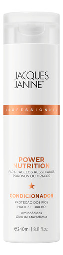 Jacques Janine Condicionador Nutrição Leave-In Power Nutrition 240ml