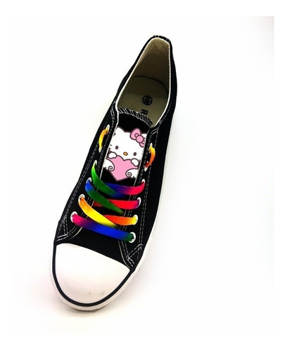 Zapatos De Lona De Hello Kitty Zapatos De Skateboard De [u]