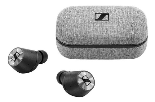 Auriculares In-ear Gamer Inalámbricos Sennheiser Momentum True Wireless Negro Y Plateado
