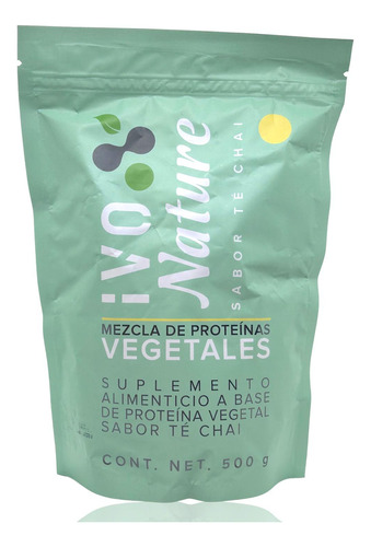 Proteína Vegetal Chai 500 G Ivo Nature Mezcla De Proteínas