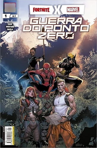 Livro Fortnite X Marvel N.1 - Guera Do Ponto Zero - Panini