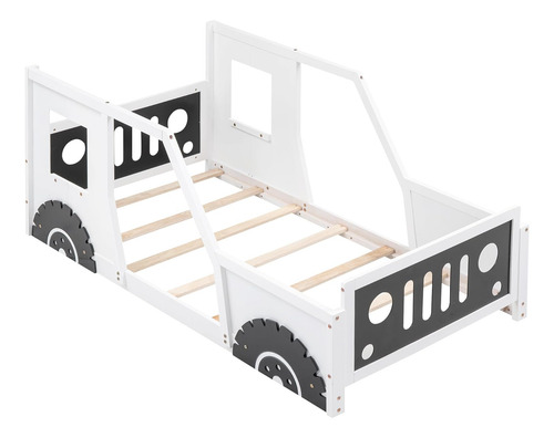 Cama De Plataforma En Forma De Auto De Tamaño Individual Con