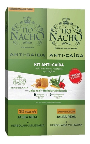 Pack Tío Nacho - Shampoo + Acondicionador