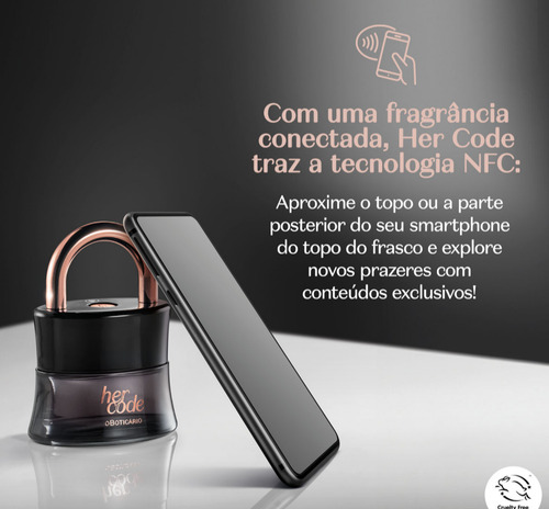 Her Code Eua De Parfum O Boticário 50 Ml