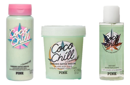 Coco Chill Trío Pink De Victoria's Secret